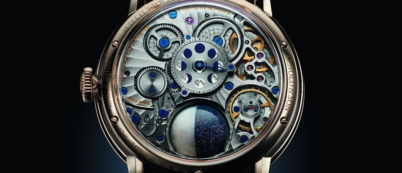 Arnold & Son: the largest moon ever in a wristwatch
