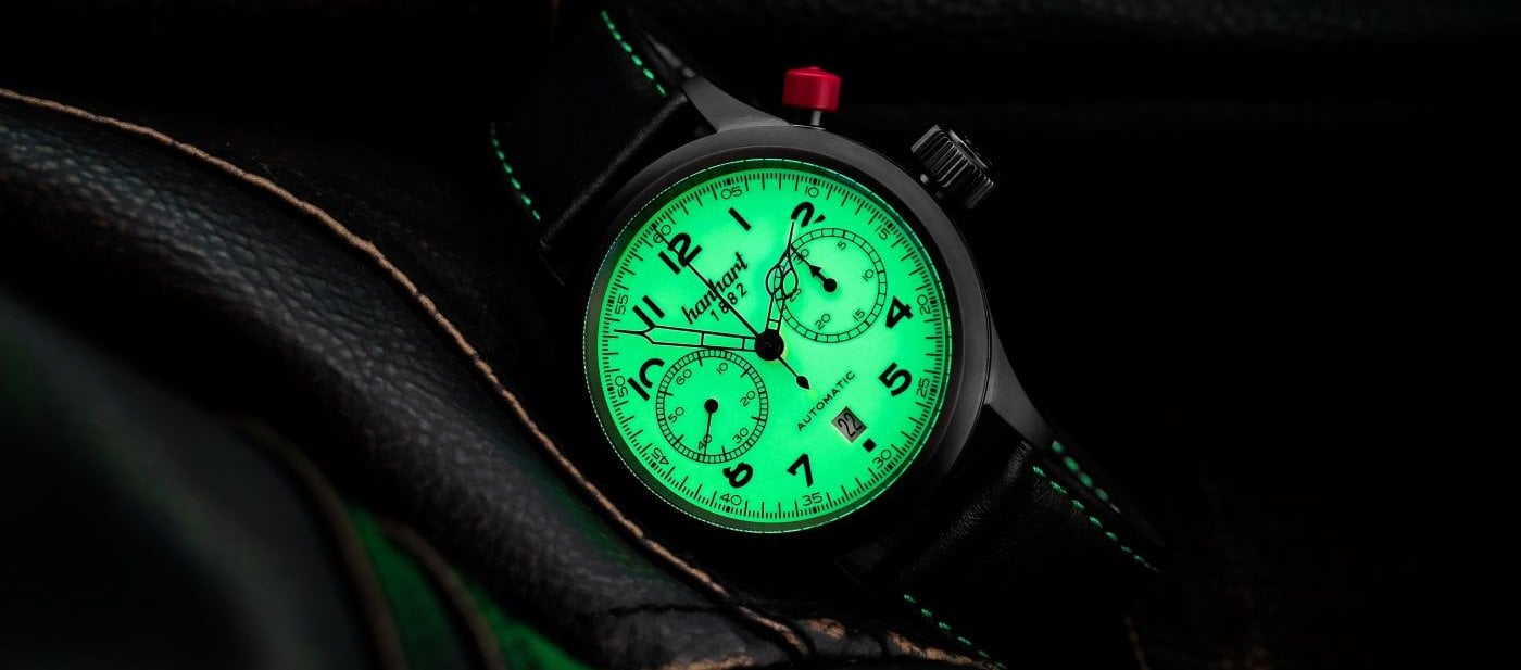 Hanhart's luminescent new #FliegerFriday Night Pilot