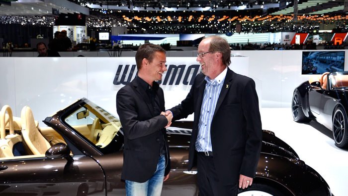 Arnaud Faivre and Friedhelm Wiesmann at the 2013 Motor Show in Geneva