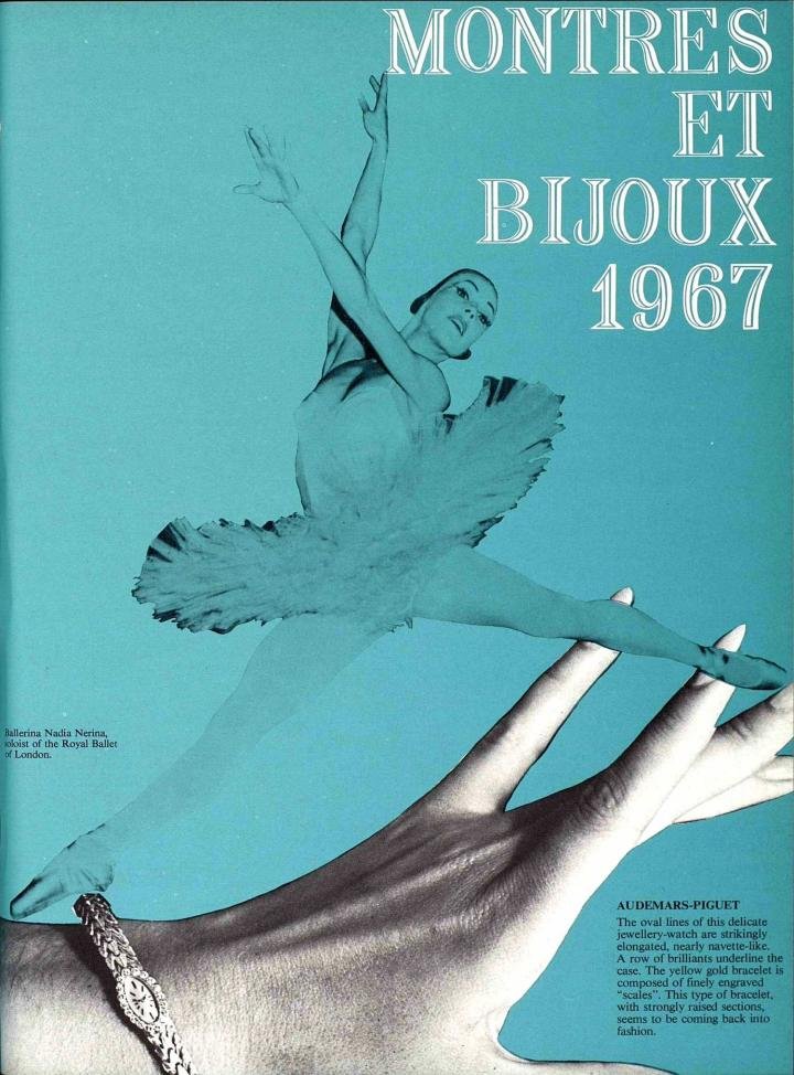 An advertisement for the 1967 edition, on the theme of ballet, in Europa Star. The Sixties, a dynamic decade that broke down all barriers!