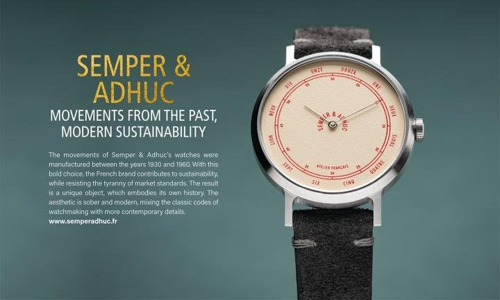 Semper & Adhuc: vintage movements, modern sustainability