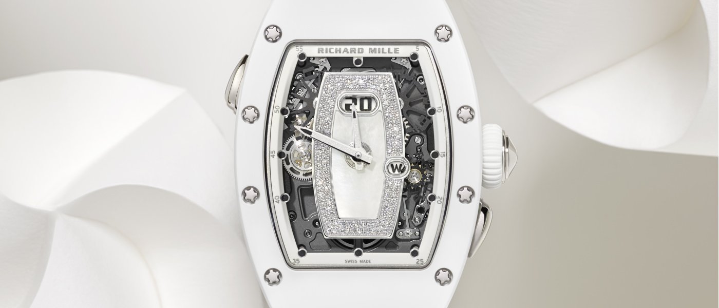 Richard Mille: the new RM 037 white ceramic automatic