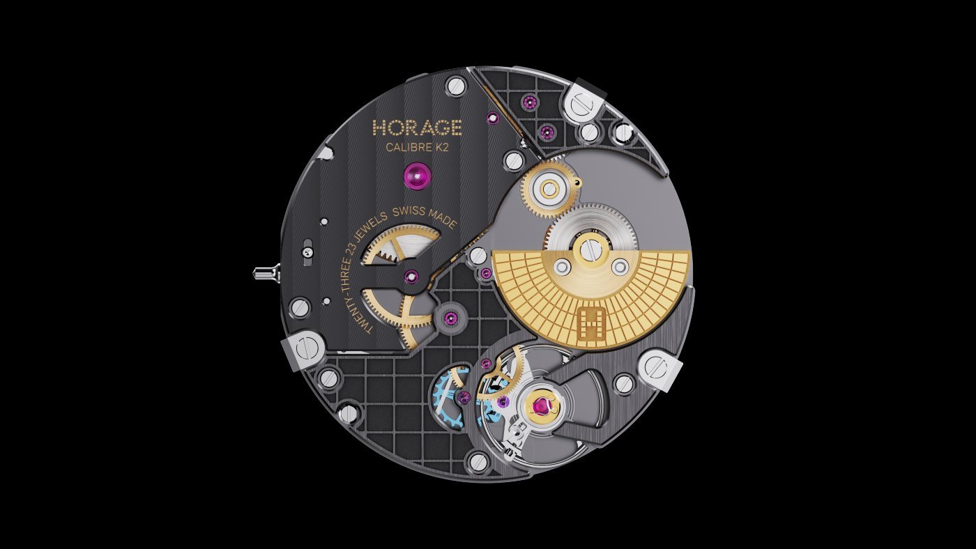 Horage announces a watch with micro-rotor and silicon hairspring