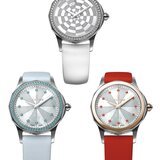 Top, Left & Right: Admiral's Cup Lady A020/02579, A020/02580 & A020/02581 by Corum