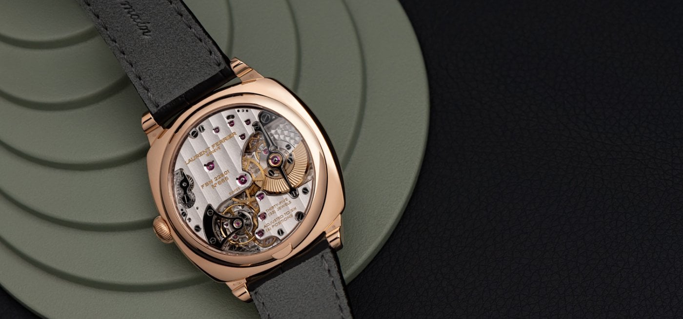 Laurent Ferrier gives a retro flavour to the Square Micro-Rotor