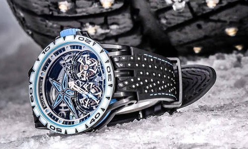 Roger Dubuis' Italian affair continues with Excalibur Spider Pirelli SOTTOZERO