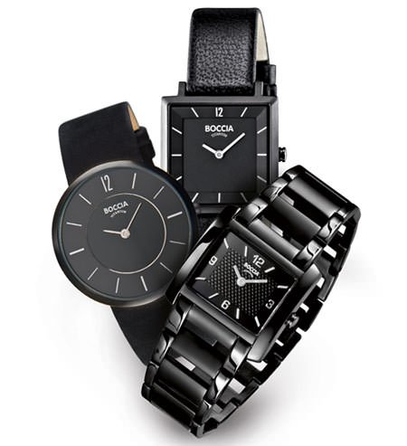 The latest BOCCIA TITANIUM models – Symphony in black