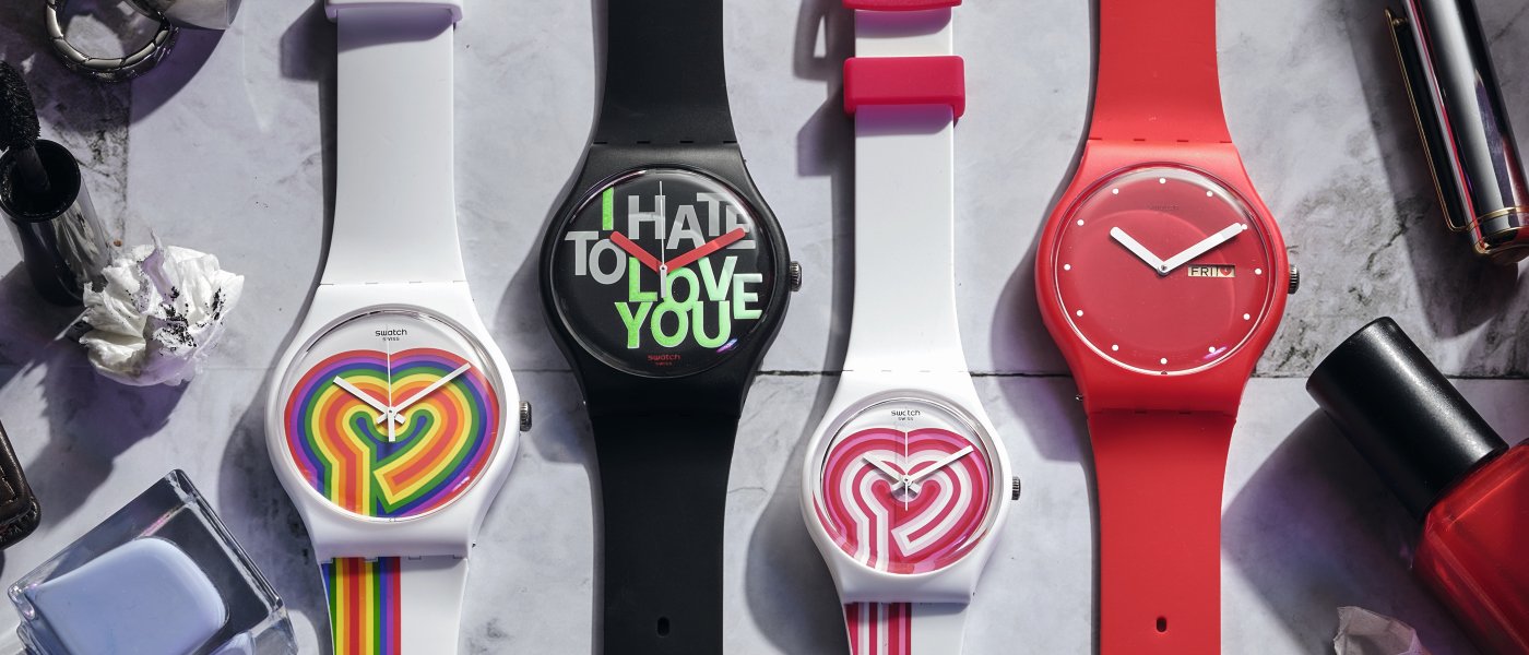 Swatch Heartbreak: a twisted spin on Valentine's Day
