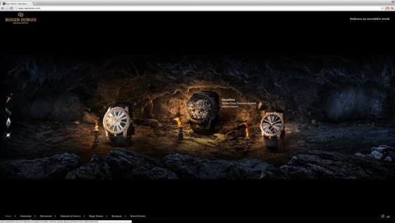 Roger Dubuis' Exciting New Website