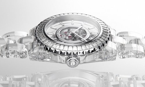 H3846 Chanel J12 White Gold Diamond Flying Tourbillon