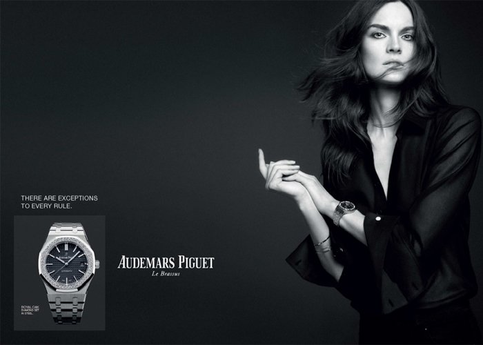 Audemars Piguet 2014 advertising campaign featuring Anouck Lepère