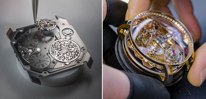 The Octo Finissimo Ultra Craft by Bulgari and the Astronomia Revolution by Jacob & Co