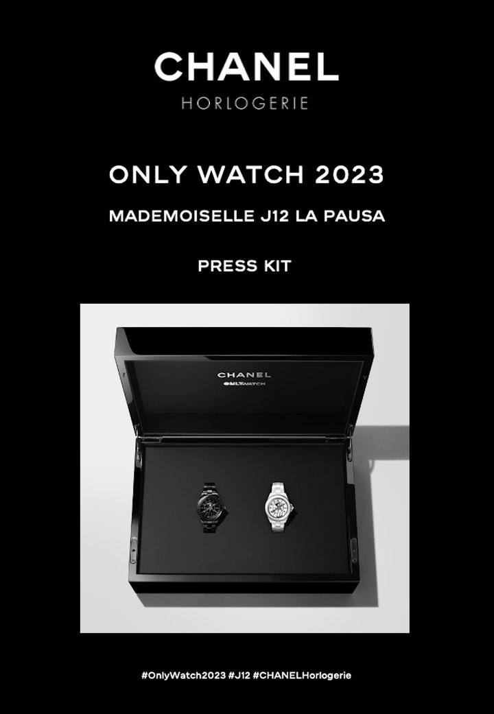 Chanel presents the Mademoiselle J12 La Pausa duo for Only Watch 2023