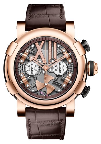 Steampunk Chrono Full Red by RJ-Romain Jerome