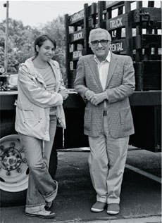 Rolex mentor Martin Scorsese with protégée Celina Murga