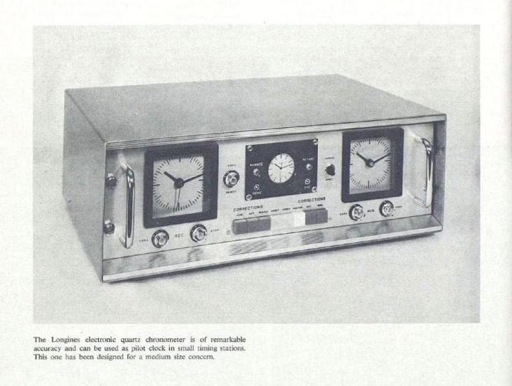 Longines developed ultra-accurate quartz clocks in the 1950s for scientific and sports timing.