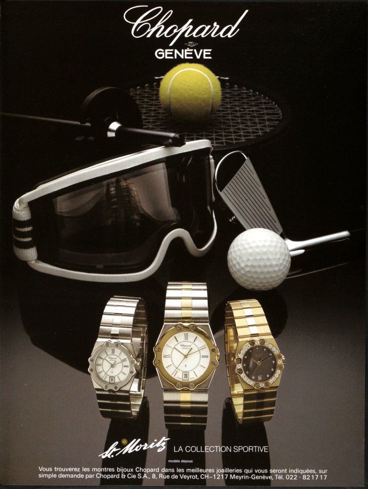 The St. Moritz was Chopard's luxury sports watch for the 1980s (and would give rise to the current Alpine Eagle collection).