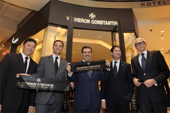Inauguration of the first exclusive Vacheron Constantin boutique in Singapore