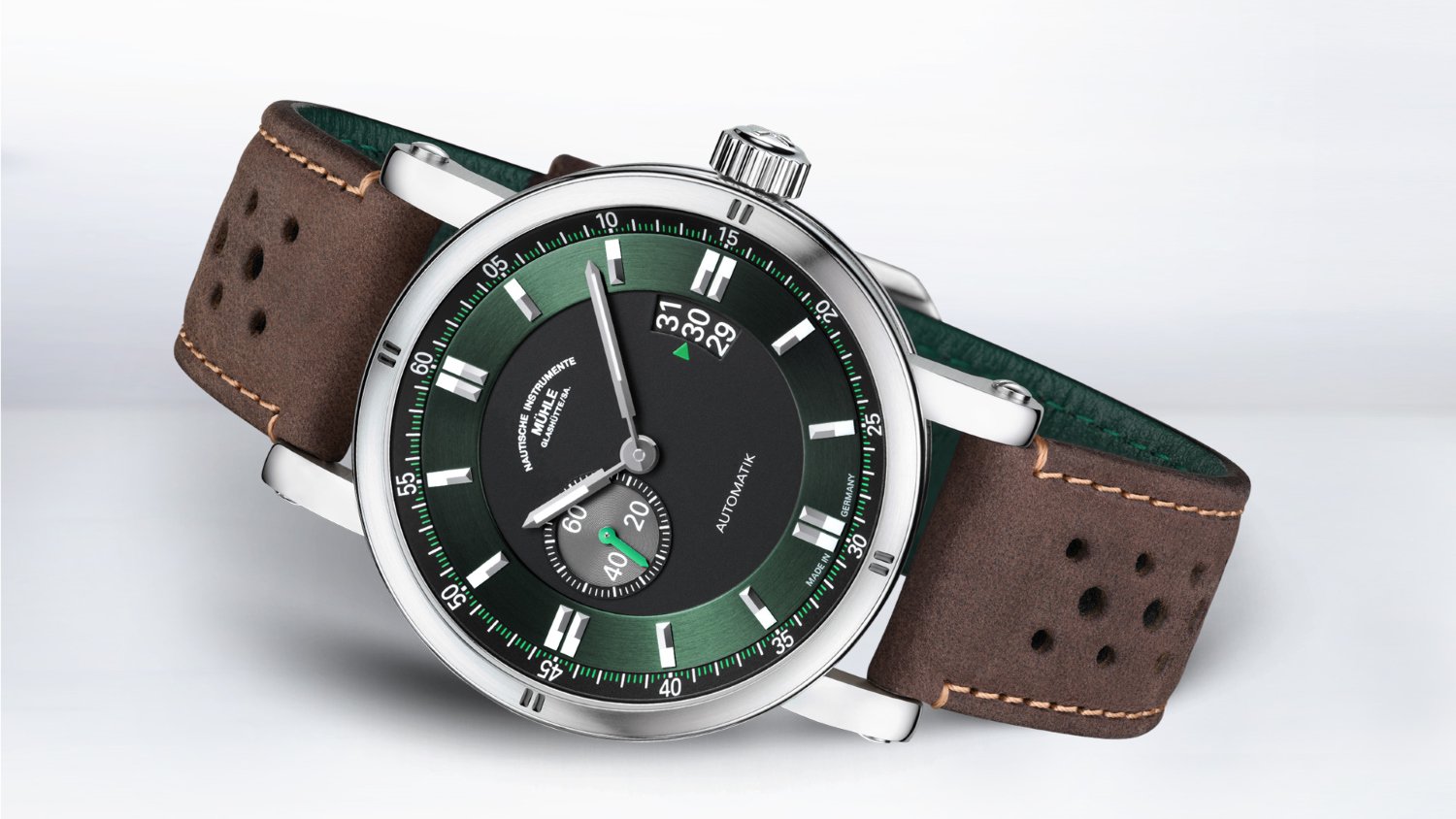 Mühle-Glashütte Teutonia Sport II in Racing Green