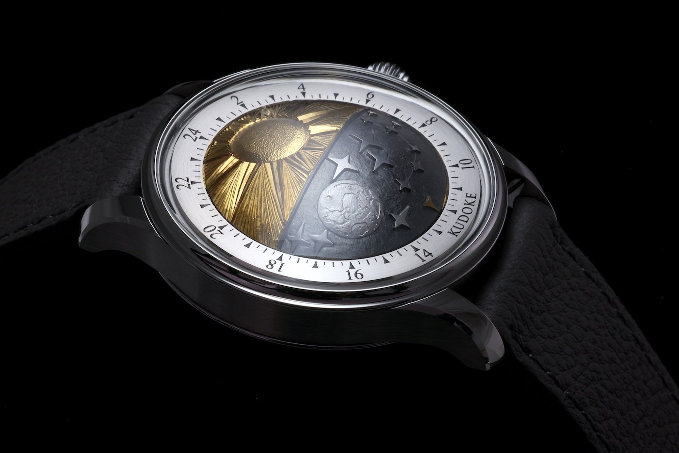 Kudoke 5 charts time in a new dimension with full day-night display