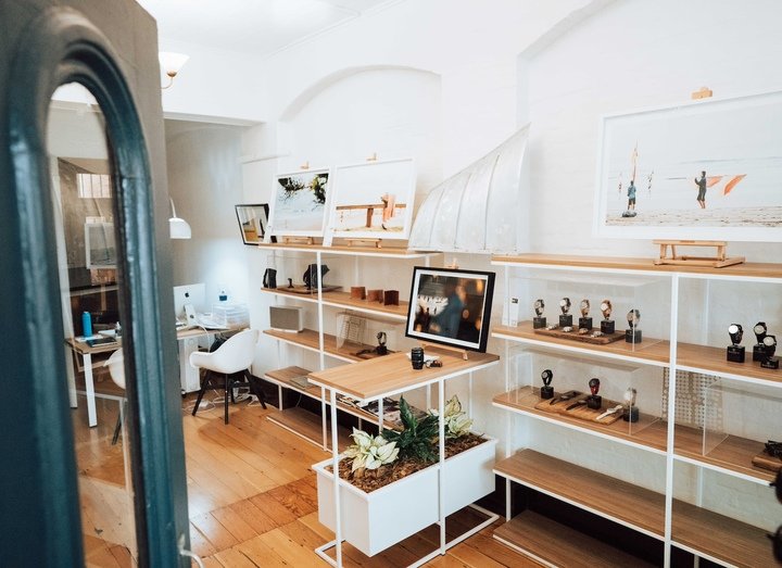 Bausele's studio in Sydney