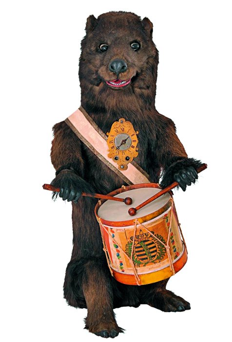 Automaton clock “drumming bear” (around 1625)