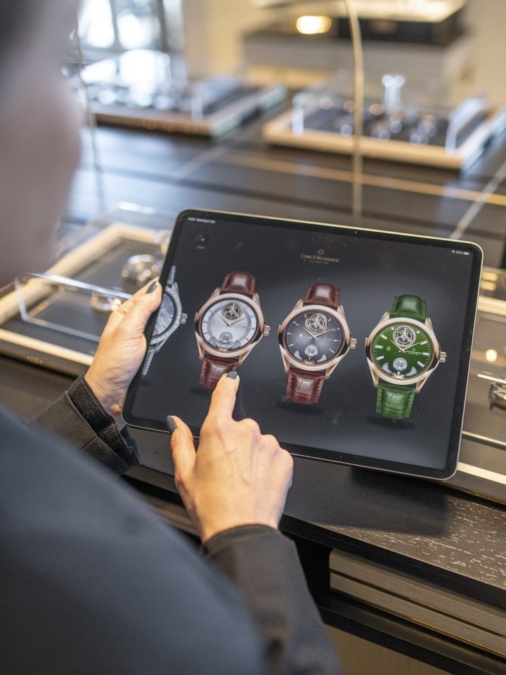 As part of its new CFB Mastery Lab concept, Carl F. Bucherer has developed an app that provides an entertaining and educational way to make modifications to some of the brand's flagship models.