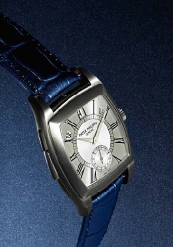 Ref 5033T Titanium Automatic Annual Calendar Minute Repeating Wristwatch by Patek Philippe (est. 0/600,000)