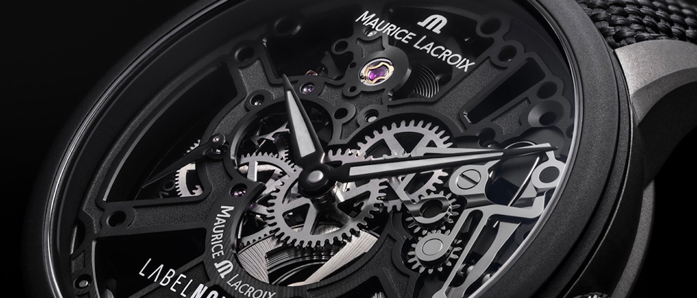 Maurice Lacroix and Label Noir reunite for a new Masterpiece Skeleton