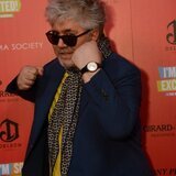 Mr. Almodóvar attended his premiere wearing his Girard-Perregaux 1966 Full Calendar in white gold.