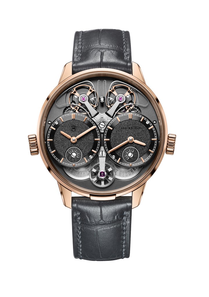 Armin Strom's elegant new Dual Time GMT Resonance Rose Gold