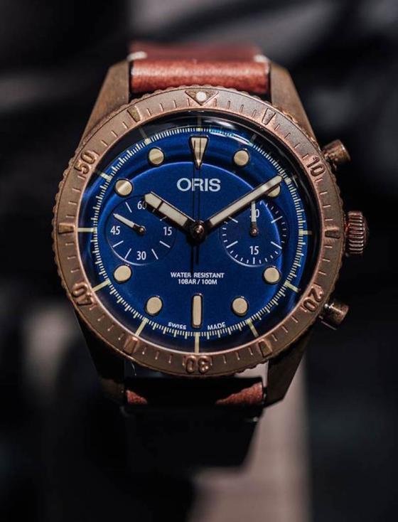Oris Releases Special Carl Brashear Chronograph in Bronze