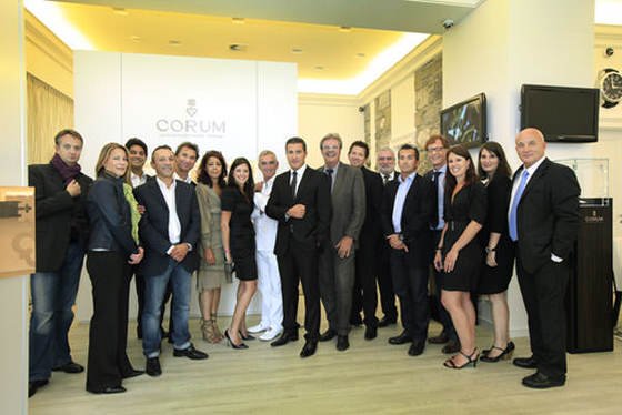 Inauguration of the first Corum boutique in Geneva