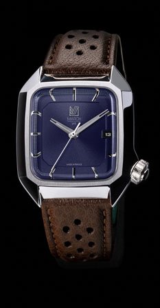 Sterling AM2 Timepiece with Electric Brown Buffle Bracelet
