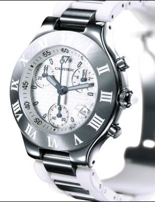 21 CHRONOSCAPH BLANCHE by Cartier