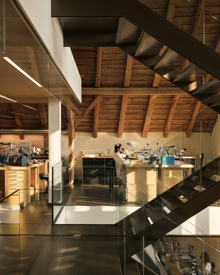 Inside Cartier's Maison des Métiers d'Art, a restored seventeenth-century farmhouse where some fifty artisans specialise in the métiers d'art