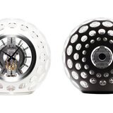 Atmos Clock by Hermès & Manufacture Jaeger-LeCoultre / Left: Front & Right: Back