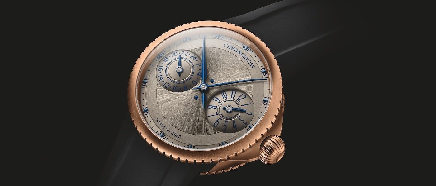 Chronoswiss Pulse GMT Frosted Guilloche Gold
