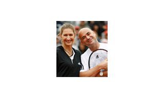 A morning of generosity - thanks to Longines and its Ambassadors of Elegance Stefanie Graf and Andre Agassi.