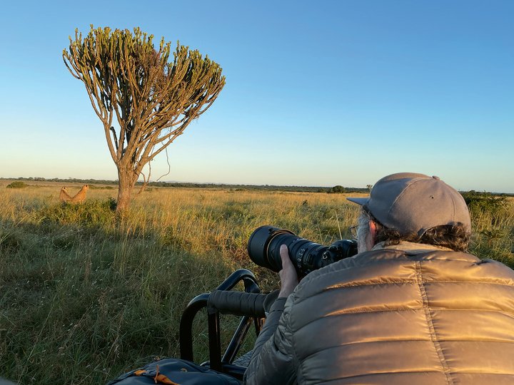 Lying in wait for the perfect shot