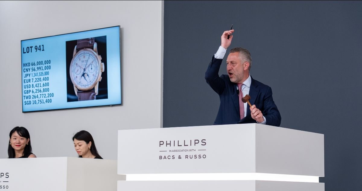 Phillips makes history by selling the highest value timepiece ever sold in Asia 