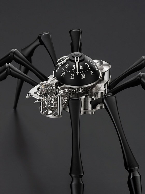 Arachnophobia! Telling the time on eight legs 