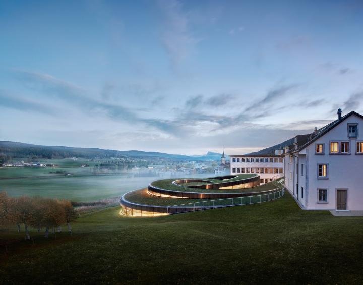 The new Audemars Piguet Museum in Le Brassus, whose inauguration has been postponed due to the coronavirus crisis. It is now open to the public.