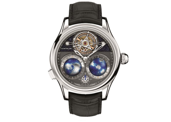 VILLERET COLLECTION TOURBILLON CYLINDRIQUE NIGHTSKY GEOSPHÈRES LIMITED EDITION BY MONTBLANC