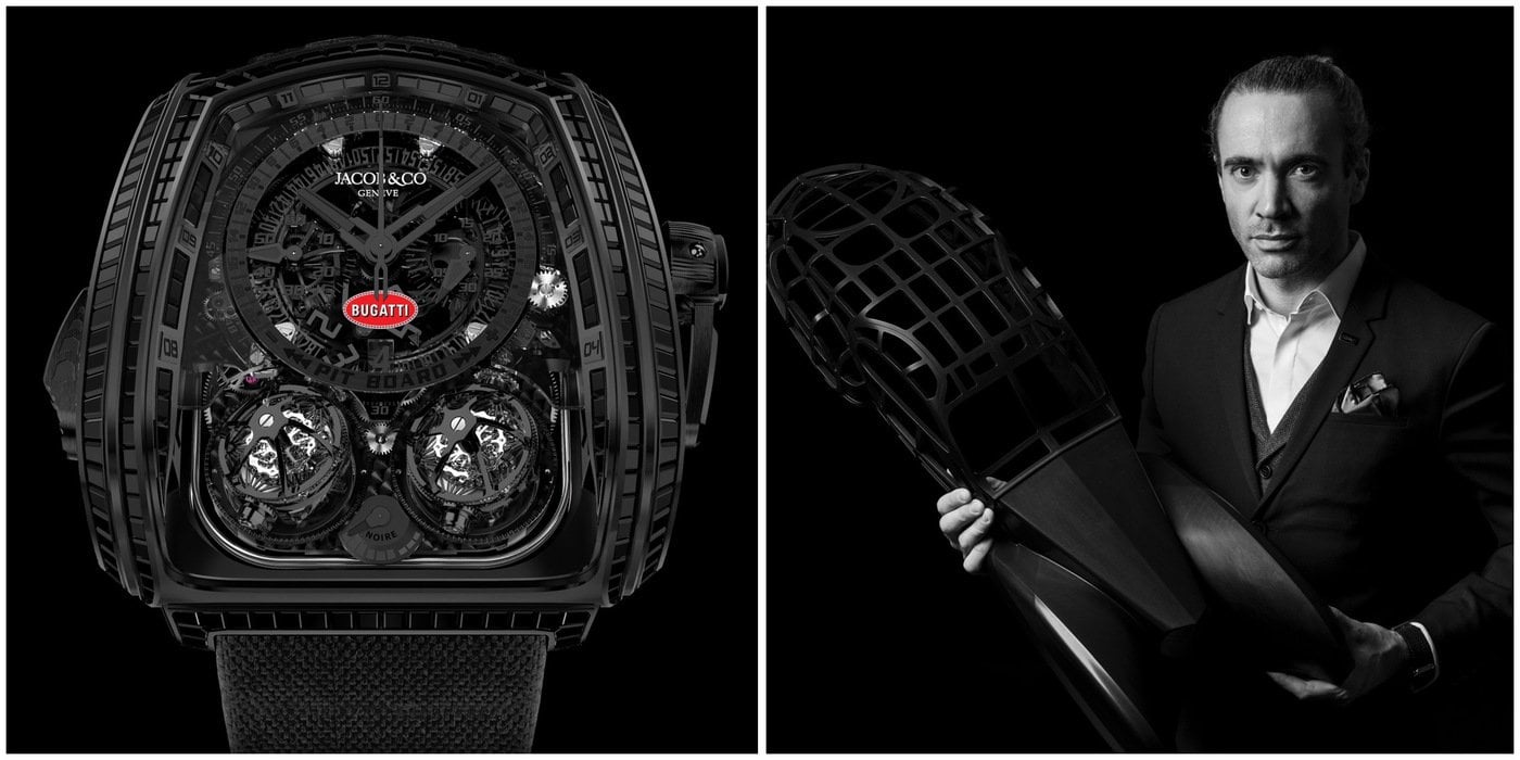 Jacob & Co. Twin Turbo Furious Bugatti “La Montre Noire”