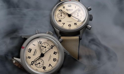 Hanhart 417 TI Desert Pilot: “TI” for titanium