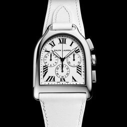 STIRRUP (Large Model - Steel - White Dial) by Ralph Lauren