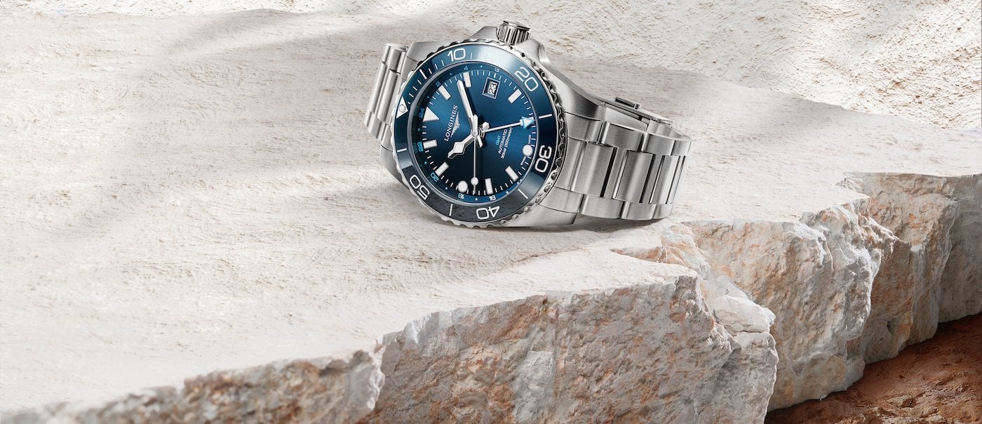 Longines adds a new GMT model to the redesigned HydroConquest collection