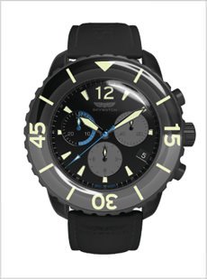 BLACK & GREY CHRONOGRAPH by Skywatch