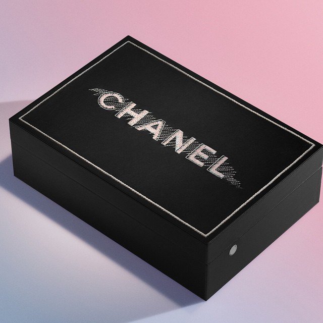 John Mayer's Chanel display box